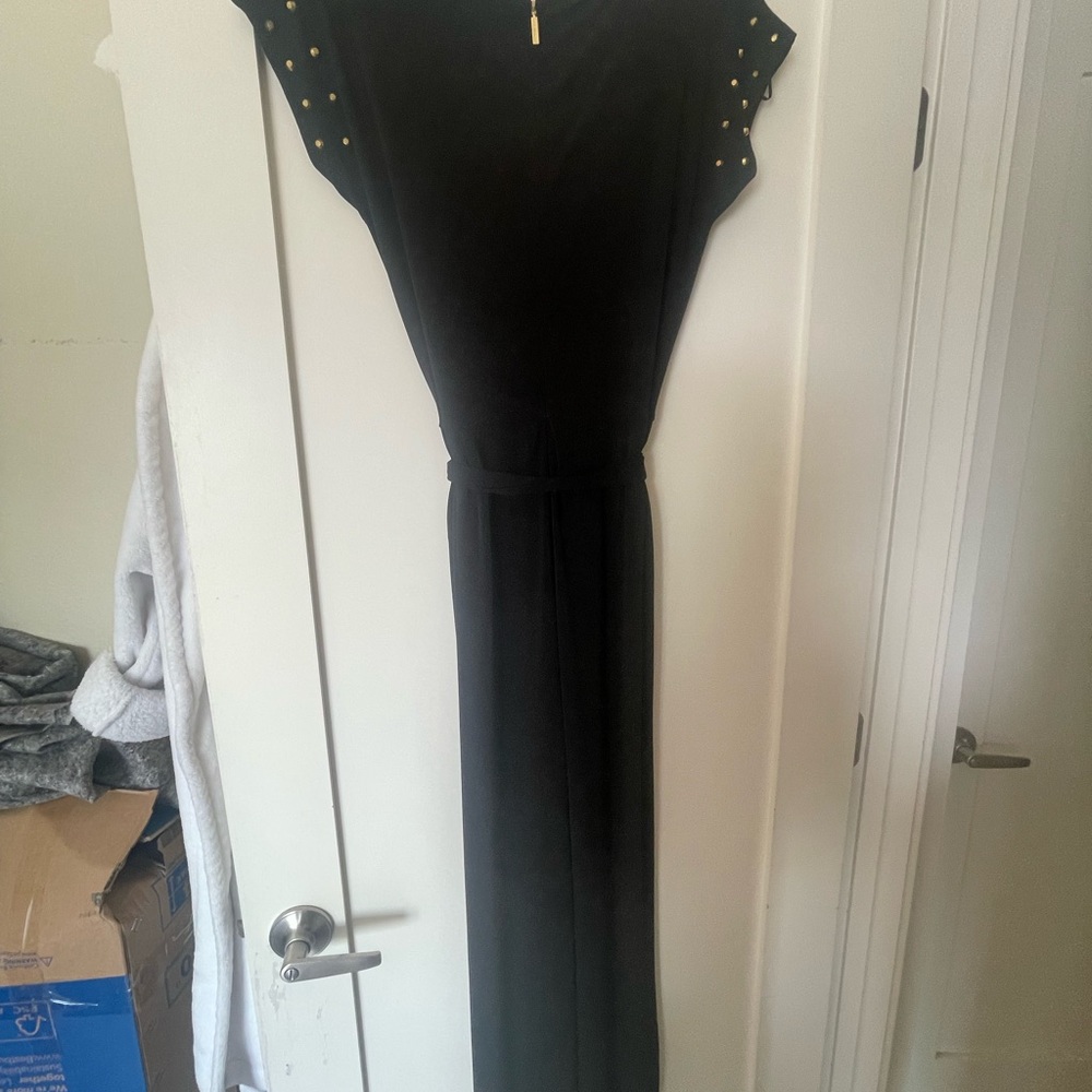 Michael Kors Black Studded Jumpsuit